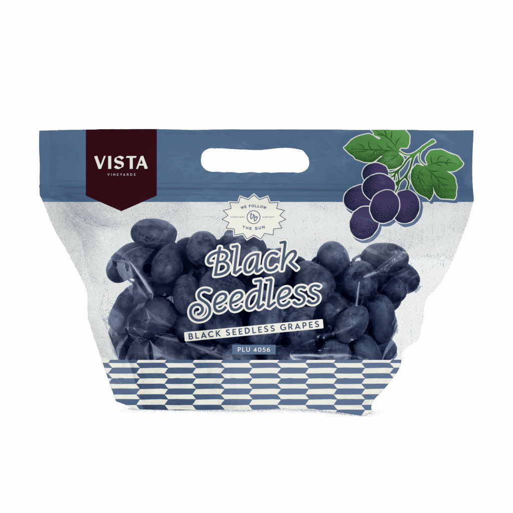 Vista Vineyards 2lb Pouch Black Black Seedless