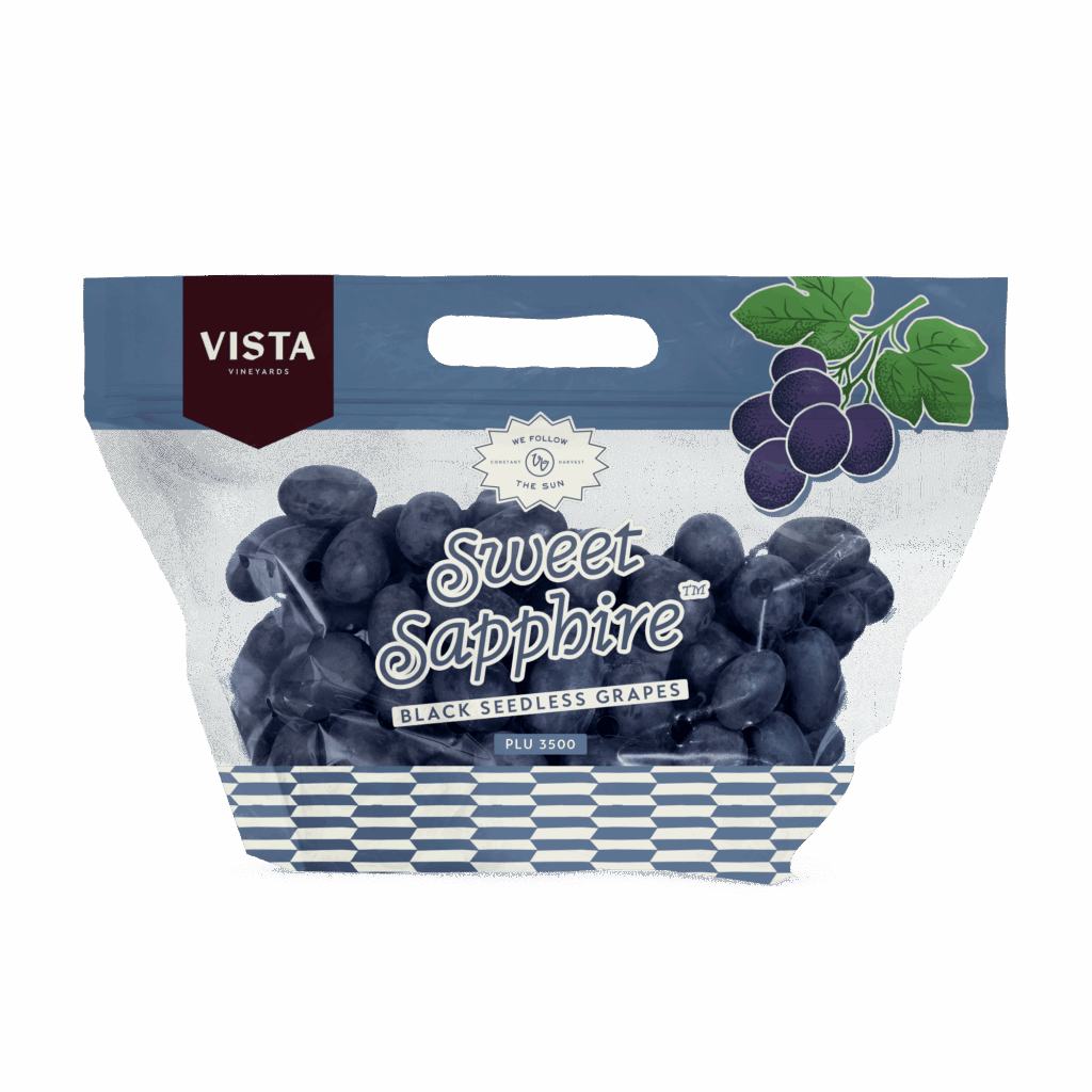 Vista Vineyards 2lb Pouch Black Sweet Sapphire
