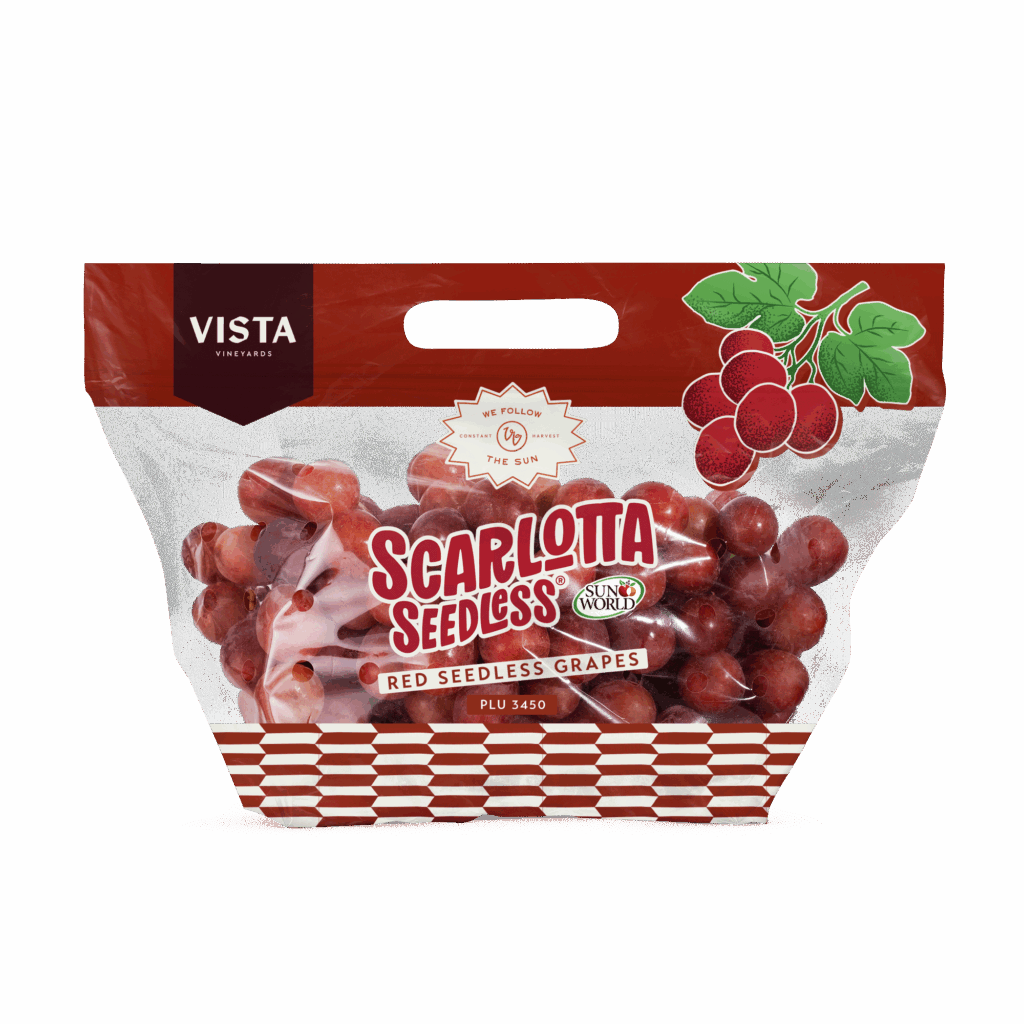 Vista Vineyards 2lb Pouch Red Scarlotta Seedless